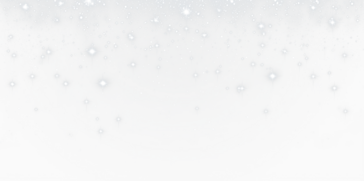 A sparkling starry overlay featuring bright and shimmering stars on a transparent background, ideal for creative projects.