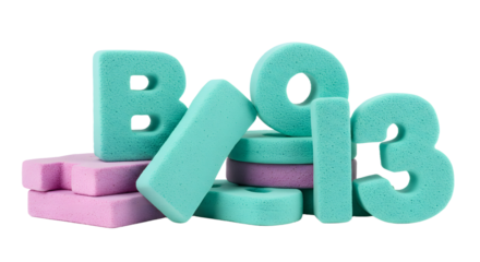 BABY TOYS - Colorful foam numbers and shapes for kids learning and educational activities, perfect for preschool and early childhood education