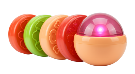 BABY TOYS - Colorful round motion sensor lights with glowing LED for indoor and outdoor use, perfect for home safety and decoration