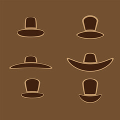 Obraz premium Multiple hat designs