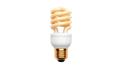 Isolated, energy-efficient light bulb for domestic or commercial lighting and illumination