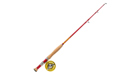 Isolated fishing rod, reel and handle, for catching sport fish for recreational use