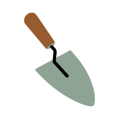 trowel construction tool vector illustration