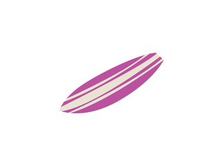 pink striped surfboard board surfer surfing sea wave emoji symbol sign icon vector illustration isolated flat