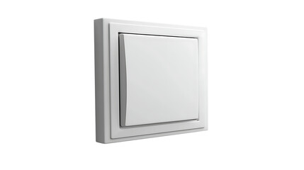 Modern White Square Electrical Wall Plate for Light Switch or Power Socket
