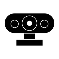 Technology vector silhouette , clip art, and symbol. Shilhouette of  technology computer concept and simple design