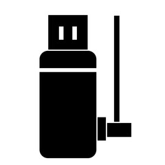 Technology vector silhouette , clip art, and symbol. Shilhouette of  technology computer concept and simple design