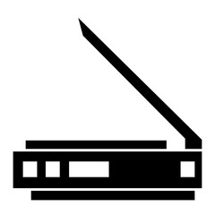 Technology vector silhouette , clip art, and symbol. Shilhouette of  technology computer concept and simple design