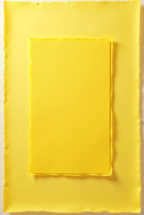 Close-up of yellow paper. Scraps. Paper texture.