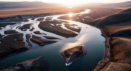 aerial view of the earth