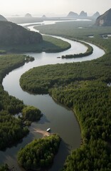 golf course in the morning