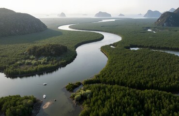 lake in the mountains