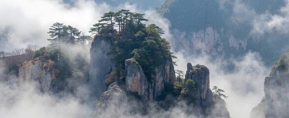 panorama of the mountains