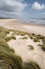 sand dunes and beach
