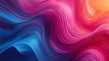 Obraz premium Vibrant Abstract Swirling Waves of Color with Tiny Bubbles Texture Background