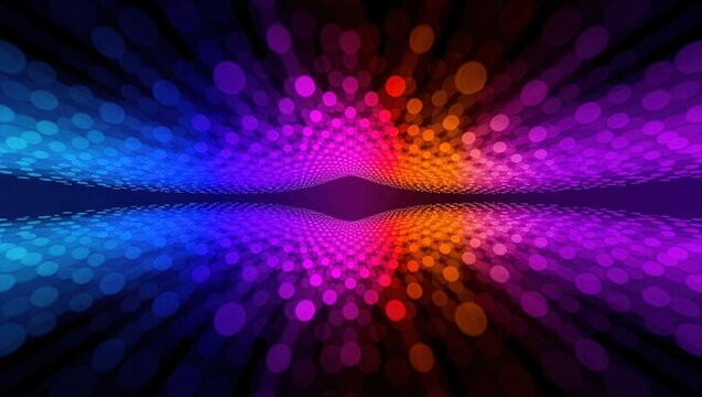 Abstract Light Burst - A Vibrant Display of Color and Focus.