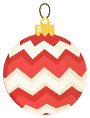 Obraz premium PNG Christmas ornament ball illustration christmas pattern.