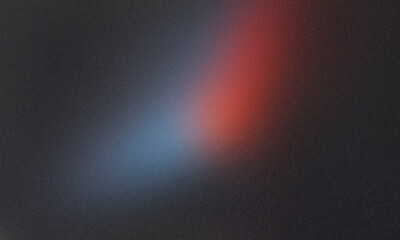 Abstract light composition featuring soft gradients of blue and red hues against a dark background, creating a visually striking and atmospheric effect for artistic purposes