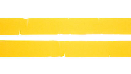 Yellow road marking : a top-down perspective capturing yellow road markings for traffic or directions. This photo is ideal for illustrating transportation or infrastructure topics.