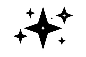 Obraz premium Illustration of sparkling stars, creating a magical and enchanting atmosphere