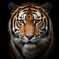 Naklejka premium portrait of a bengal tiger best moment