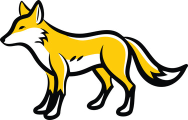 wolf and fox silhouette vector bundle.eps