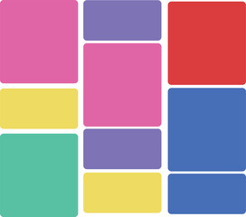 Solid Turquoise Background with Rounded Corner for Design and Presentation