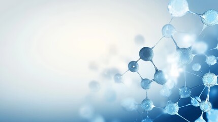 Abstract Pharmaceutical Nexus Design with Innovative Structural Bonds on Light Color Backdrop