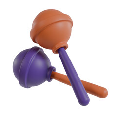 Halloween icon Lollipops 3D