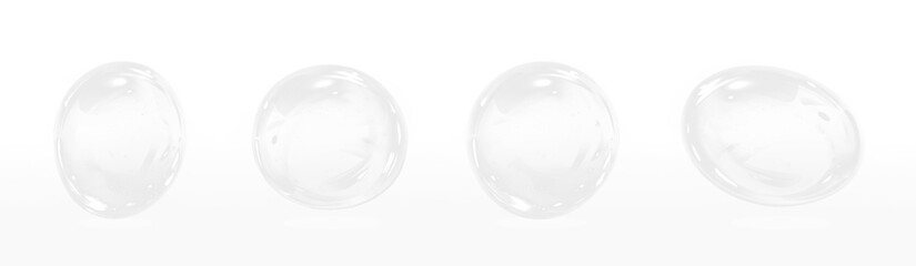 Transparent background image featuring delicate soap bubbles. Ideal for creative photo and art projects.
