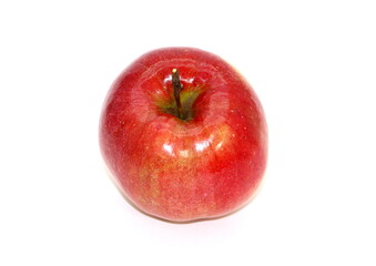 Red apple isolated on white background