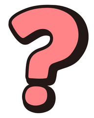 Comic Style Question Mark Stickers
