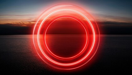 Red Circle Highlight Stroke Frame