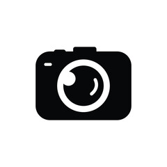 Camera icon design template isolated
