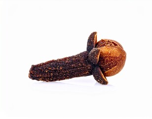 Obraz premium dried clove spice isolated on white background. clipping path