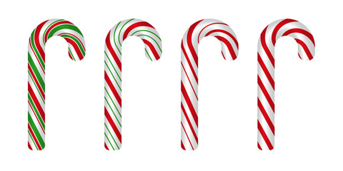 Winter merry festive candy cane peppermint lollypop decoration