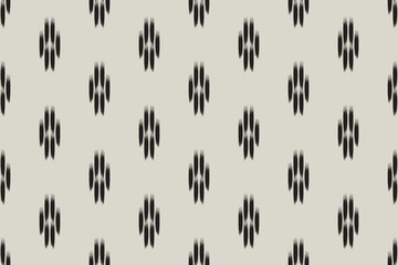 Ikat seamless pattern, geometric design, motif ethnic handmade, Ikat ethnic tribal, boho colors seamless wallpaper. Ethnic Ikat abstract background art.Illustration for greeting cards, printing