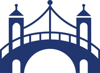 vector illustration of bridge