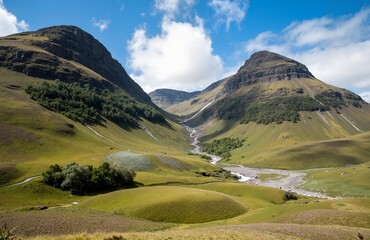 high mountain landscape