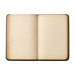 Fototapeta premium PNG Vintage open blank book illustration.