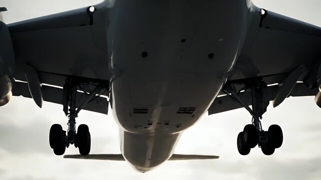 Experience the thrill of flight as a modern airplane prepares for takeoff on a bright runway, promising adventure and transportation