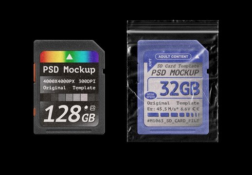 SD Card Mockup