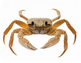 crab on white background