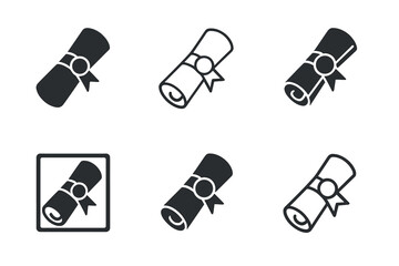 Diverse Logo Designs. Professional development programs and workshops. Set Logo of Professional development programs and workshops: Certificate / Diploma