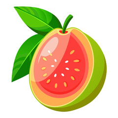 Tropical Guava Vector