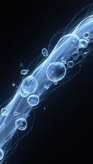 Abstract Visualization of Hair Hydration Process
