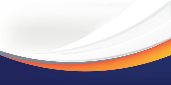 modern blue and orange business presentation template