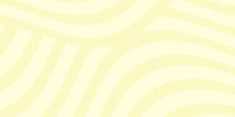 Yellow halftone pattern. Retro comic gradient background. Bright orange pixelated dotted texture overlay. Cartoon pop art faded gradient pattern. Vector backdrop for poster, banner, advertisement