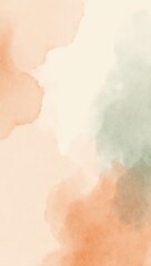 Abstract Watercolor Background for Menopause Wellness