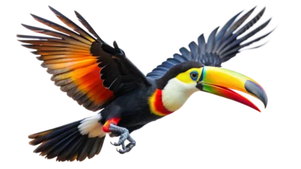Fotobehang Toekan toucan isolated on white background  © Dream Thinker